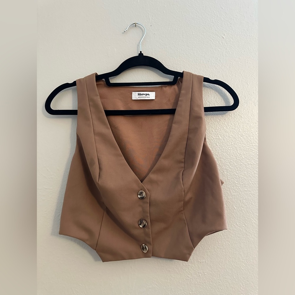 Brown jacket vest - Picture 2 of 4